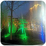 保定競(jìng)秀公園旁七一路街心公園（口袋公園）開放了！您知道哪些景觀燈等亮化燈具為什么那么布置設(shè)計(jì)嗎？